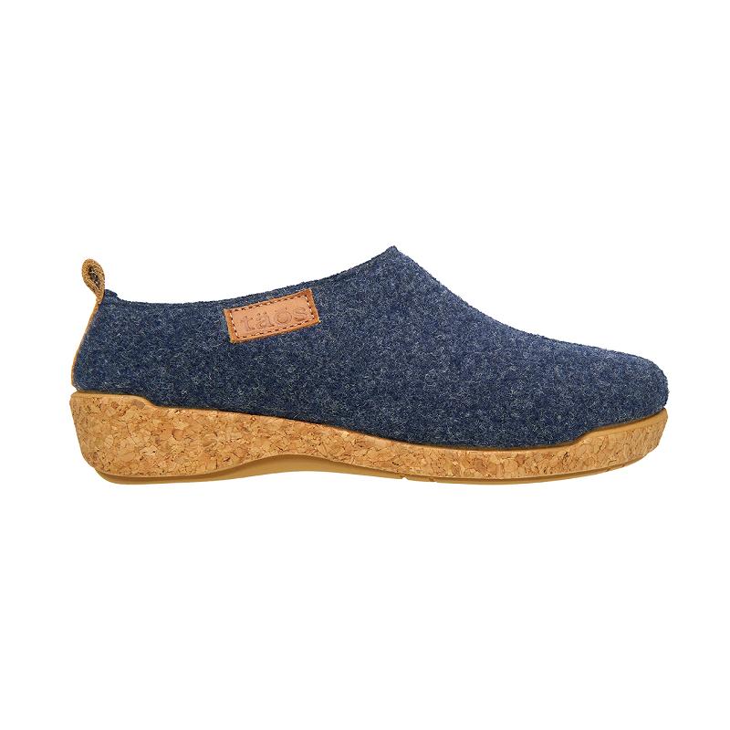 Clogsy Birkenstock Wonderwool Clog Damske Námornícka Modrá | SK 252XYU